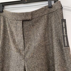 NWT Fenn Wright Manson Espresso Wool Blend Pants